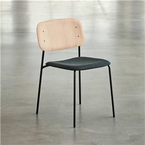 Silla Soft Edge 40 asiento tapizado Hay