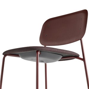 Silla Soft Edge 40 asiento tapizado Hay