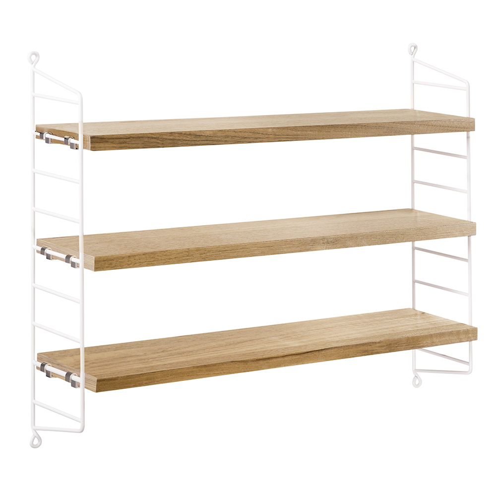 Estantería String Pocket - Oak/White