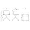 Silla AAC 10 tapizado frontal Hay