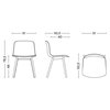 Silla AAC 12 tapizado frontal Hay