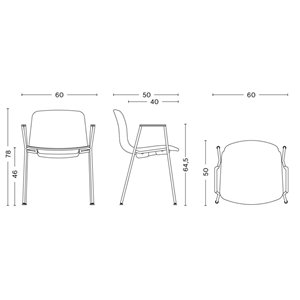 Silla AAC 18 tapizado frontal Hay