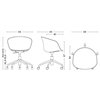Silla AAC 52 tapizado frontal Hay
