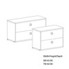 Cabinet con dos cajones String Furniture