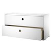 Cabinet con dos cajones - White 78