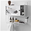 Cabinet with Mirror Doors String Furniture