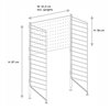 Panel trasero galvanizado String Furniture