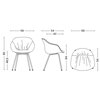 Silla AAC 227 tapizado Soft Hay