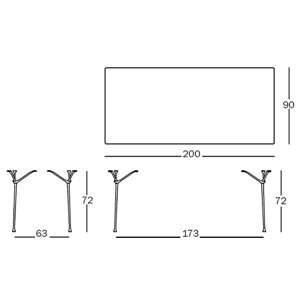 Mesa Officina rectangular indoor Magis