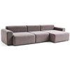 Sofá Mags Low 3 plazas Longue Hay