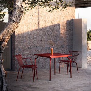 Mesa South acero rectangular Magis