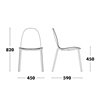 Silla Bob acero Ondarreta