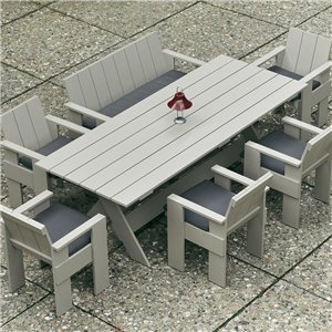Banco Crate Dining Hay