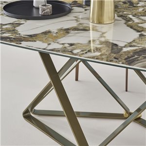 Mesa Delta Redondeada Bontempi