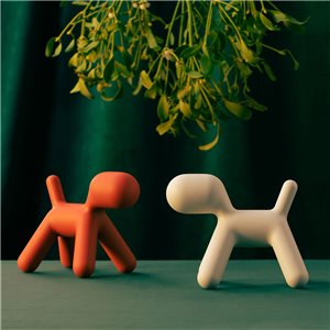 Puppy XS: Rojo coral 1490 C - Blanco 1735 C