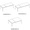 Mesa Duke Extensible Mármol Bontempi