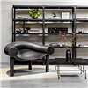 Traffic 45x30: Piedra acrilica gris antracita- Acero Negro 5013