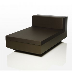 Sofá Modulo central Chaise Longue Vela con Luces Led y Tejido Náutico