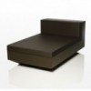 Sofá Modulo central Chaise Longue Vela con Luces Led y Tejido Náutico
