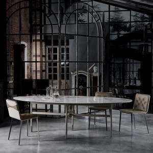 Mesa Glamour Elíptica Bontempi