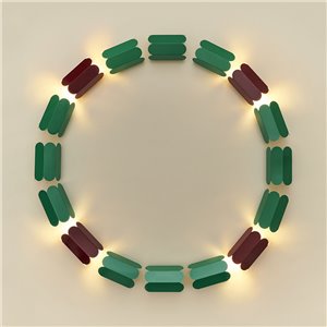 Aplique pared Arcs Sconce Hay