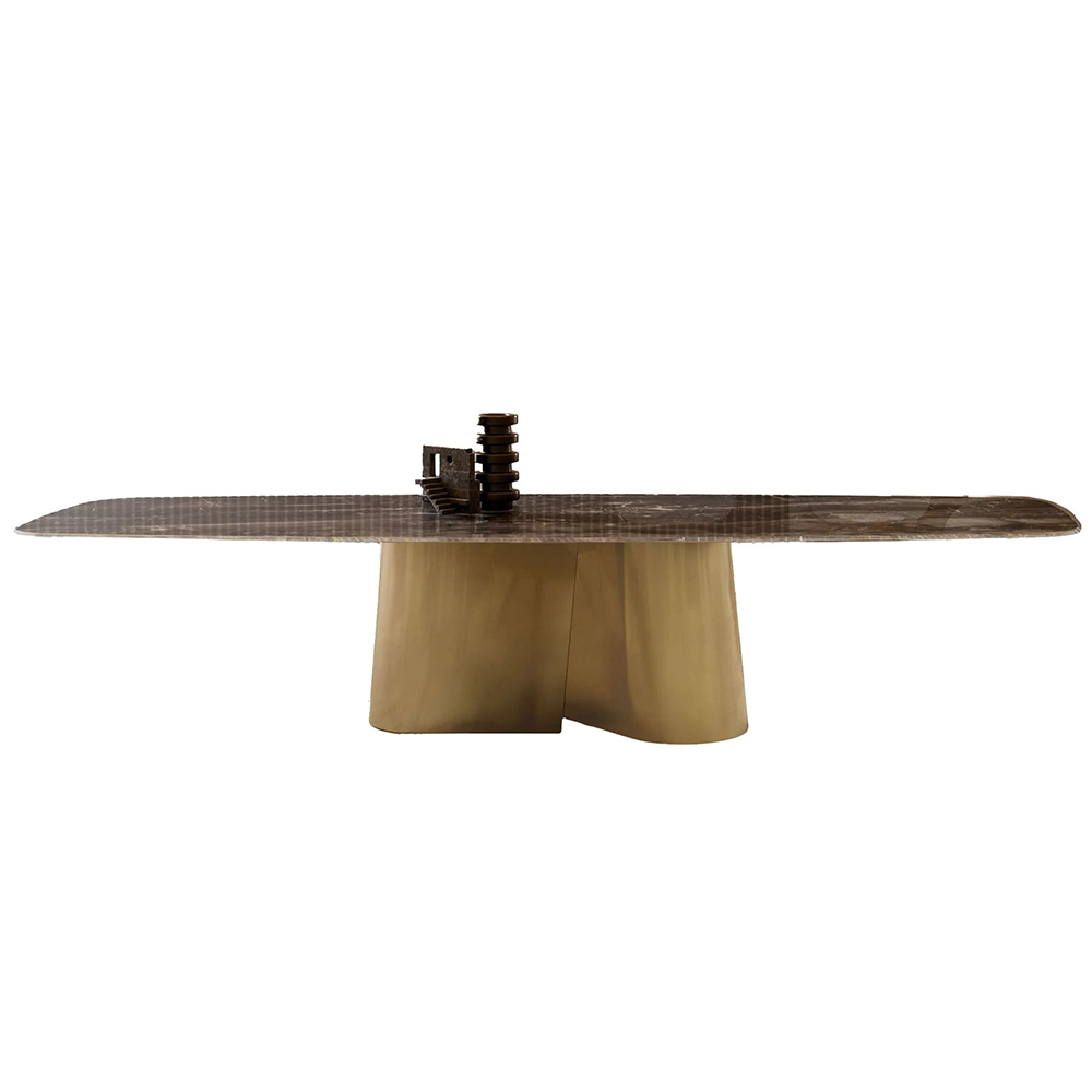 Mesa Kimono cantos redondeados Bontempi