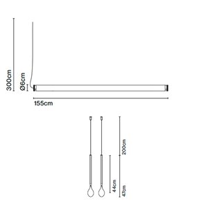 Lámpara suspensión Fris Pro Simple 155 Marset