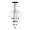 Lámpara suspensión Wireflow Chandelier Vibia