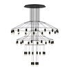 Lámpara suspensión Wireflow Chandelier Vibia