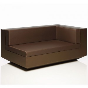 Sofá Modulo Brazo Chaise Longue Vela con Tacos Antideslizantes