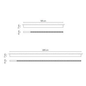Lámpara techo Offset Plano Vibia