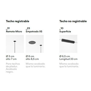 Lámpara suspensión Circus Solo cónico doble Vibia