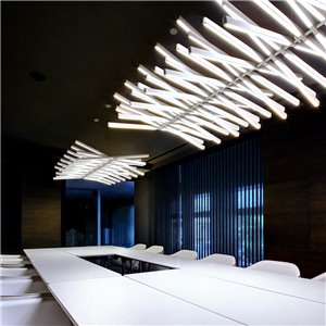 Lámpara suspensión Rhythm Horizontal Vibia