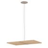 Lámpara suspensión Rhythm Horizontal Madera Vibia