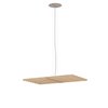 Lámpara suspensión Rhythm Horizontal Madera Vibia