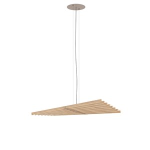 Lámpara suspensión Rhythm Horizontal Madera Vibia