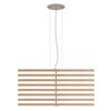 Lámpara suspensión Rhythm Vertical Madera Vibia