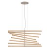 Lámpara suspensión Rhythm Vertical Madera Vibia