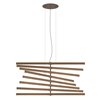 Lámpara suspensión Rhythm Vertical Madera Vibia