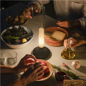 Lámpara sobremesa Sylvestrina batería 1974 SantaCole