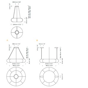 Lámpara suspensión Tekiò Circular SantaCole