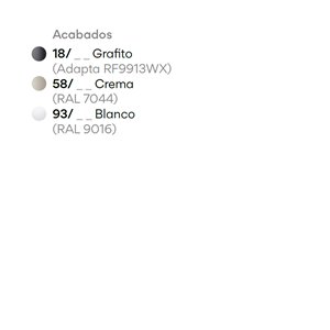 Lámpara techo Duo Vibia
