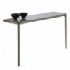 Consola Slim dos patas cristal de Sovet Italia. Consola de pared diseñada con 2 patas.