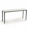 Consola Slim cuatro patas cristal Italia de Sovet. Consola con 4 patas de aluminio