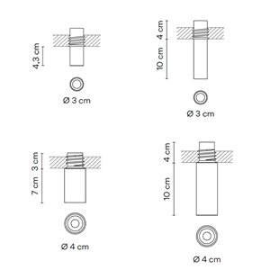 Lámpara techo Bind Vibia