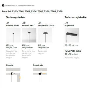 Lámpara suspensión Stickse Vibia