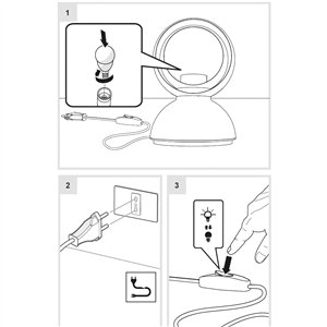 Lámpara sobremesa Eclisse Artemide