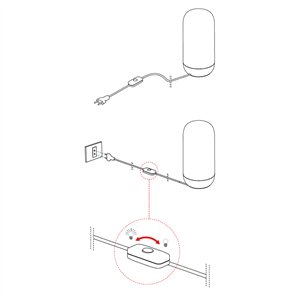 Lámpara sobremesa Gople Plug Artemide
