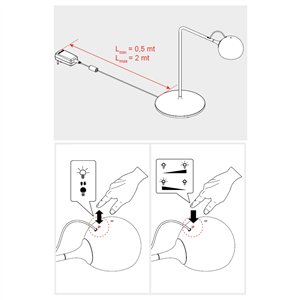 Lámpara sobremesa IXA Artemide
