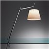 Tolomeo Mega table - aluminio/difusor pergamino